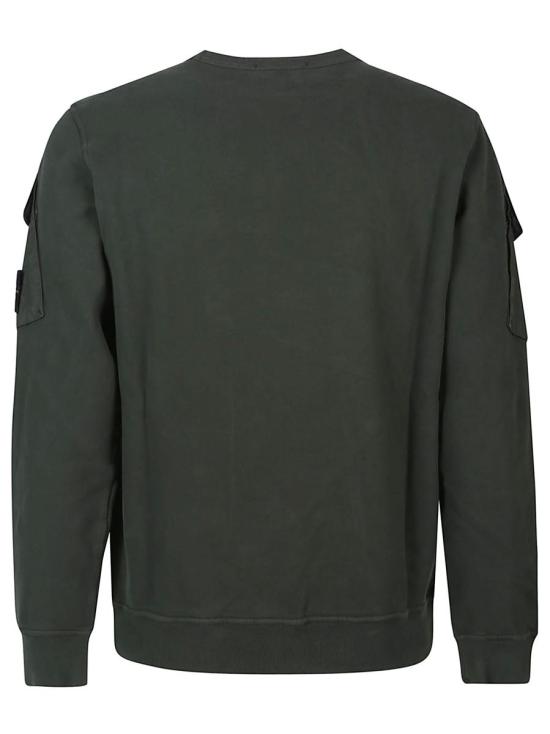 25FW 스톤 아일랜드 브러쉬드 오가닉 코튼 플리스 레귤러 핏 크루넥 스웨트셔츠 K2 S15 61000 08 S0A20 MULTICOLOR - STONE ISLAND