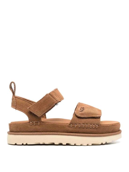 26SS 어그 골든스타 플랫폼 스트랩 샌들 1136783CHESTNUT Brown