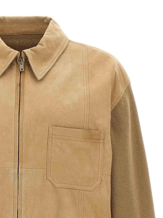  골든구스 봄버 자켓 GMP02136P00184955550 Beige - GOLDEN GOOSE