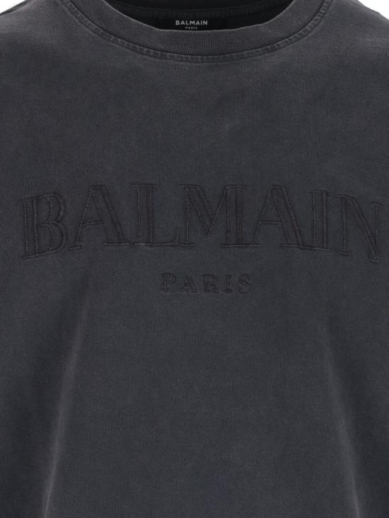 25FW 발망 반팔 티셔츠 FH1EG000BC72 YGD Grey - BALMAIN
