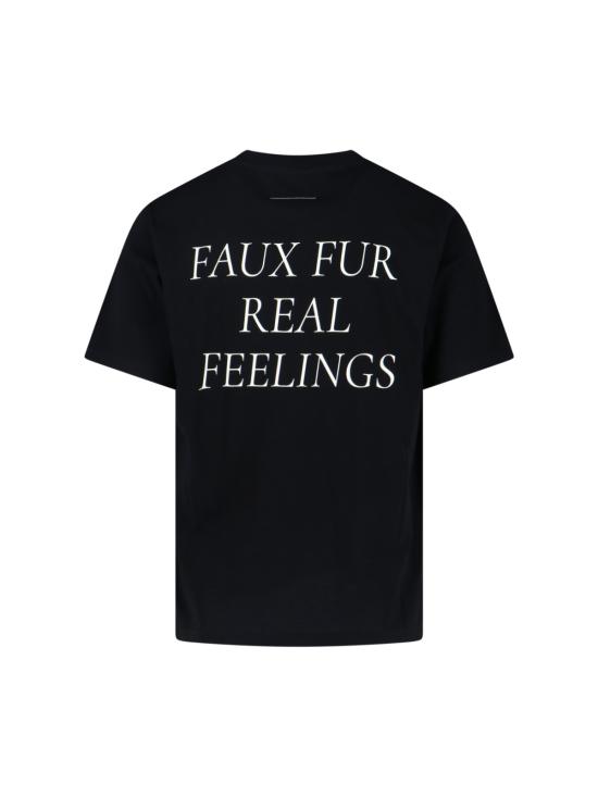 25FW MM6 메종마르지엘라 반팔 티셔츠 SH2GC0031 M20048 900 Black - MM6 MAISON MARGIELA