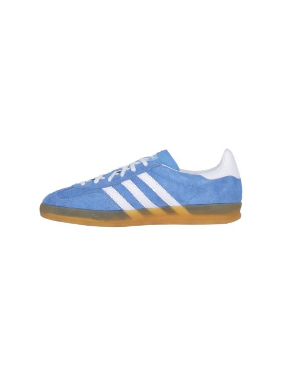 25FW 아디다스 가젤 인도어 HQ8717 BLUFUS FTWWHT GOLDMT Light blue - ADIDAS