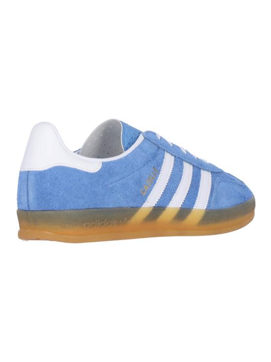 25FW 아디다스 가젤 인도어 HQ8717 BLUFUS FTWWHT GOLDMT Light blue - ADIDAS