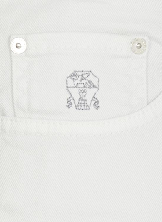 25FW 브루넬로 쿠치넬리 스트레이트 팬츠 M277UD3210 C7023 Ivory - BRUNELLO CUCINELLI