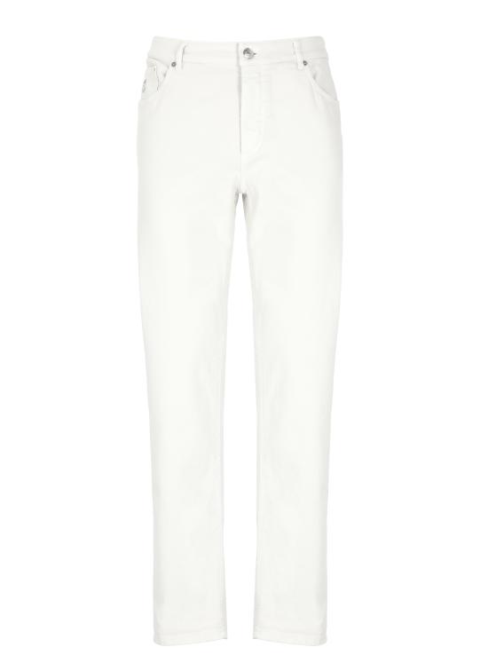 25FW 브루넬로 쿠치넬리 스트레이트 팬츠 M277UD3210 C7023 Ivory