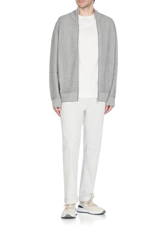 25FW 브루넬로 쿠치넬리 스트레이트 팬츠 M277UD3210 C7023 Ivory - BRUNELLO CUCINELLI