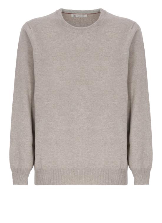 25FW 브루넬로 쿠치넬리 캐시미어 니트 스웨터 M2200100 CBF75 Beige