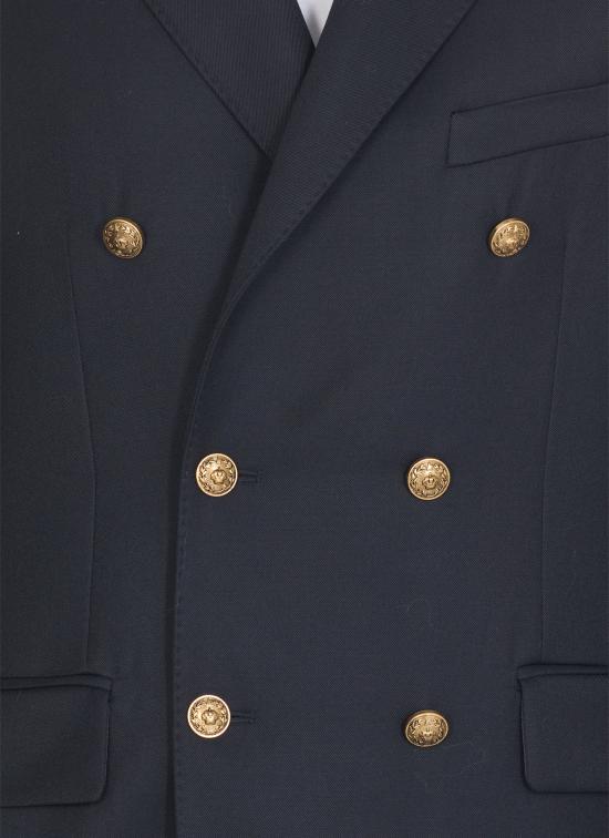 25FW 골든구스 코트 GMP00835 P000619 50486 GOLDEN MS DOUBLE Blue - GOLDEN GOOSE