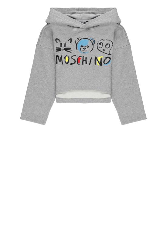 25FW [키즈] 모스키노 트레이닝 상의 HDF06I LCA7760901 Grey