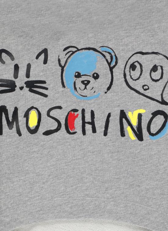 25FW [키즈] 모스키노 트레이닝 상의 HDF06I LCA7760901 Grey - MOSCHINO