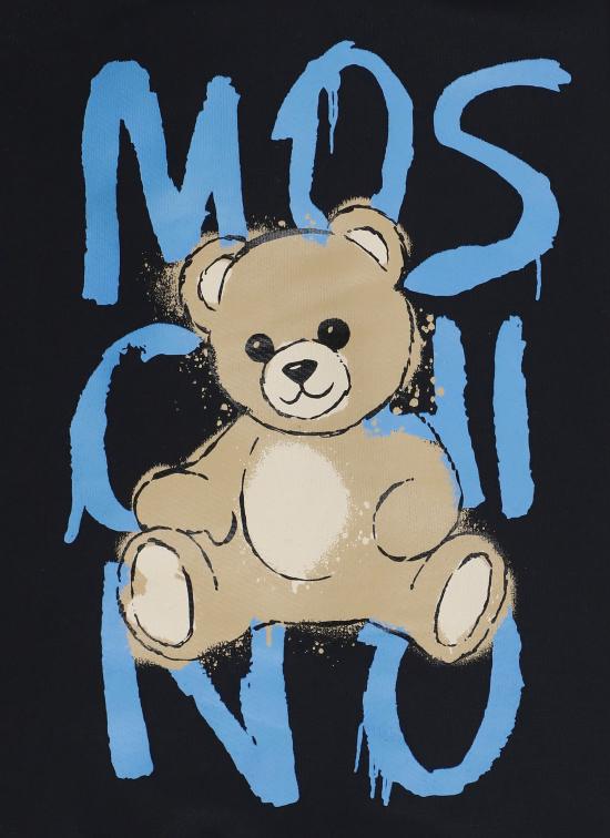 25FW [키즈] 모스키노 트레이닝 상의 HUF098 LCA7760100 Black - MOSCHINO