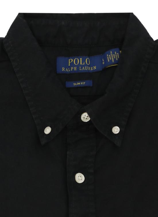 25FW 랄프 로렌 셔츠 710772288 001 Black - RALPH LAUREN