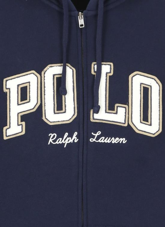 25FW 랄프 로렌 / 남성 드로스트링 후드 집업 710981151 002 Blue BPG - RALPH LAUREN