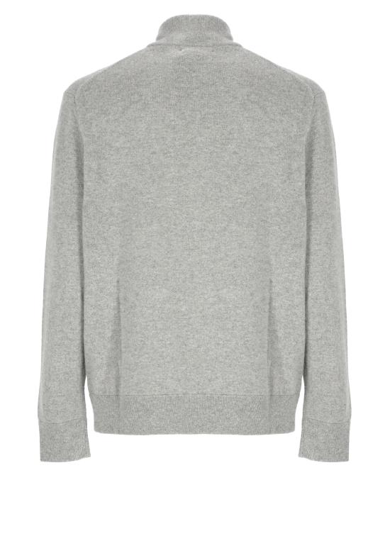 25FW 랄프 로렌 집업 니트 710974149 002 Grey - RALPH LAUREN