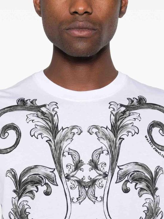 26SS 베르사체 반팔 티셔츠 78GAH6SBJS461003 White - VERSACE