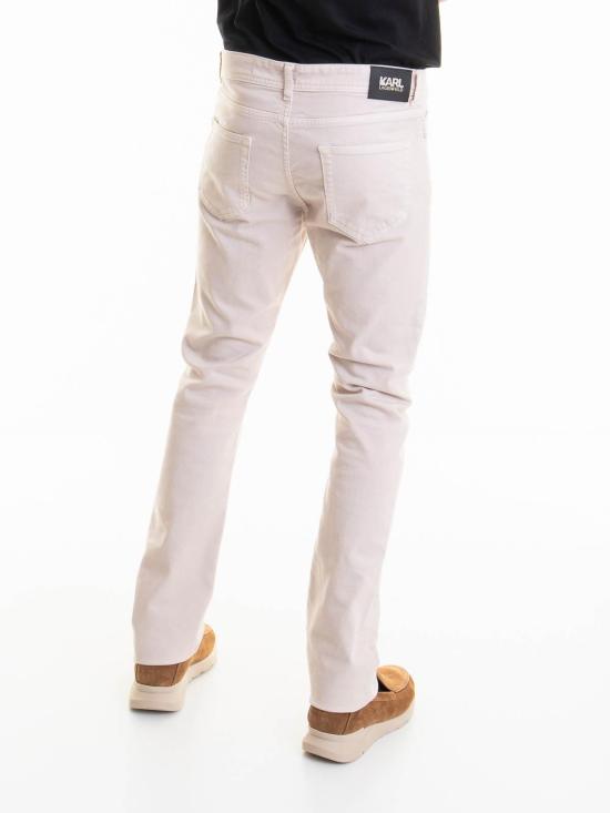  칼라거펠트 스트레이트 팬츠 544837410 Beige - KARL LAGERFELD