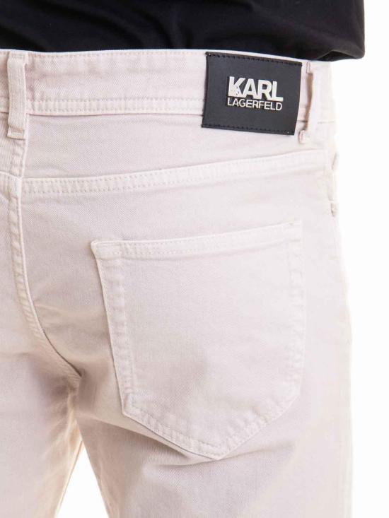 칼라거펠트 스트레이트 팬츠 544837410 Beige - KARL LAGERFELD