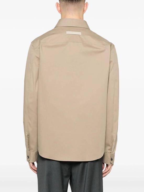 26SS 에르메네질도제냐 긴팔 셔츠 RUFV16A9SOT8BN02G Beige - ERMENEGILDO ZEGNA