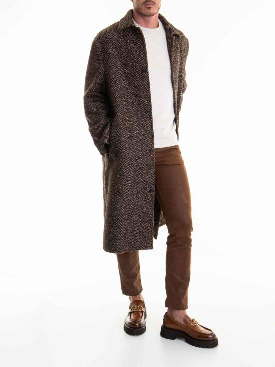 25FW 로베르토 카발리 코트 TRT520WP053D9913 Brown - ROBERTO CAVALLI