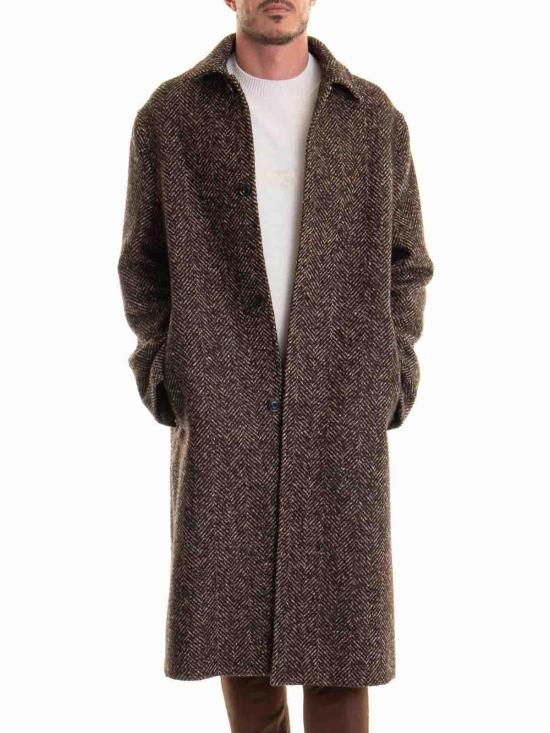 25FW 로베르토 카발리 코트 TRT520WP053D9913 Brown - ROBERTO CAVALLI