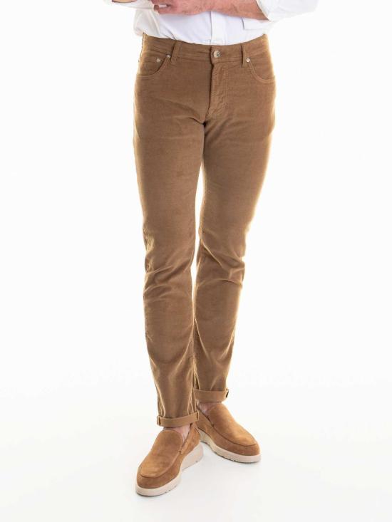  꼬르넬리아니 스트레이트 팬츠 944JL29420131033 Brown - CORNELIANI