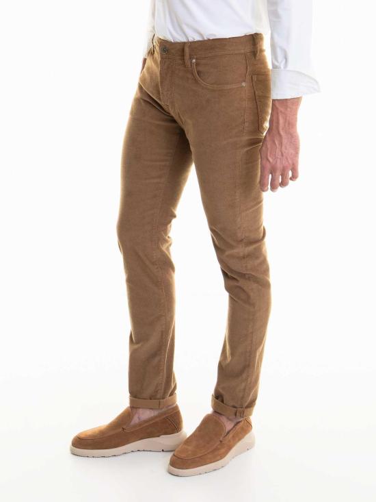  꼬르넬리아니 스트레이트 팬츠 944JL29420131033 Brown - CORNELIANI