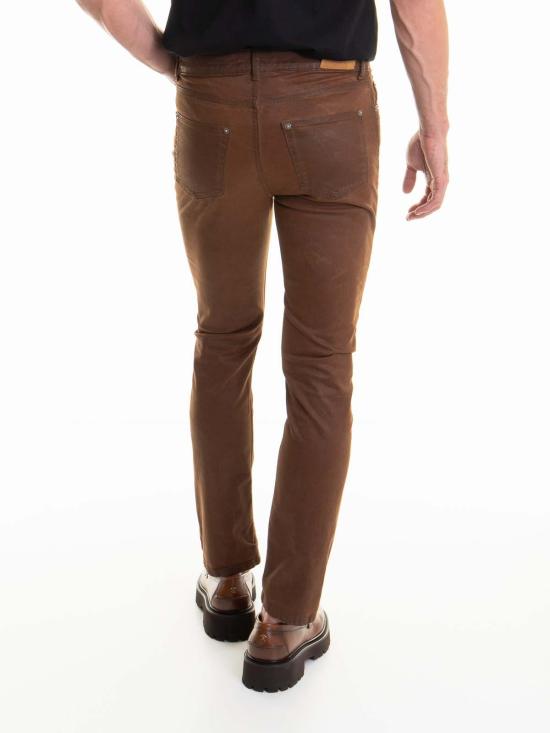  로베르토 카발리 스트레이트 팬츠 TRJ200FN20201660 Brown - ROBERTO CAVALLI