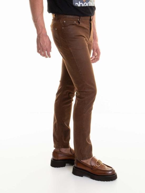  로베르토 카발리 스트레이트 팬츠 TRJ200FN20201660 Brown - ROBERTO CAVALLI