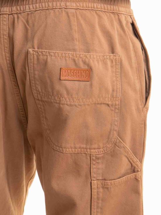 25FW 모스키노 스트레이트 팬츠 033170190085 Brown - MOSCHINO