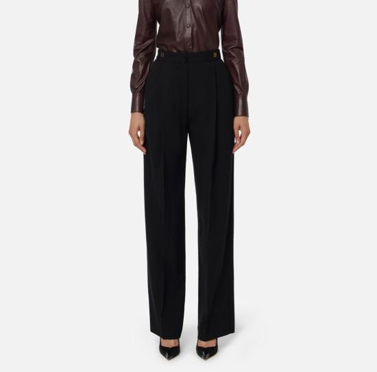 25FW 엘리자베타프랜치 스트레이트 팬츠 PA12356E2 110NERO - ELISABETTA FRANCHI
