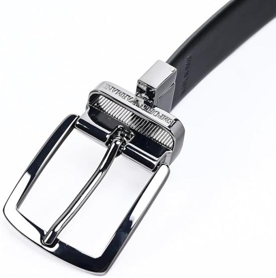 25FW 엠포리오 아르마니 벨트 Y4S576 Y748I 88213 Testa di moro nero - EMPORIO ARMANI