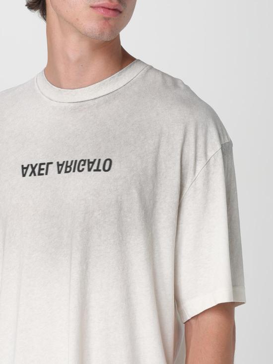 25FW 악셀 아리가토 반팔 티셔츠 A3543002 Beige - AXEL ARIGATO