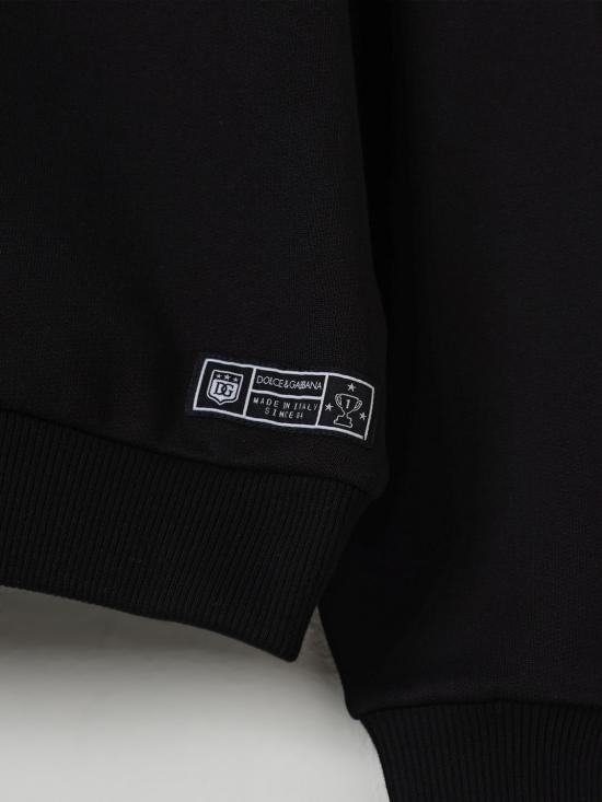 25FW [키즈] 돌체앤가바나 풀오버 L4JWKZG7N4O N0000 Black - DOLCE & GABBANA