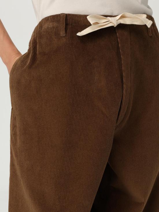 25FW 모스키노 팔라초 팬츠 03438220 0095 Brown - MOSCHINO