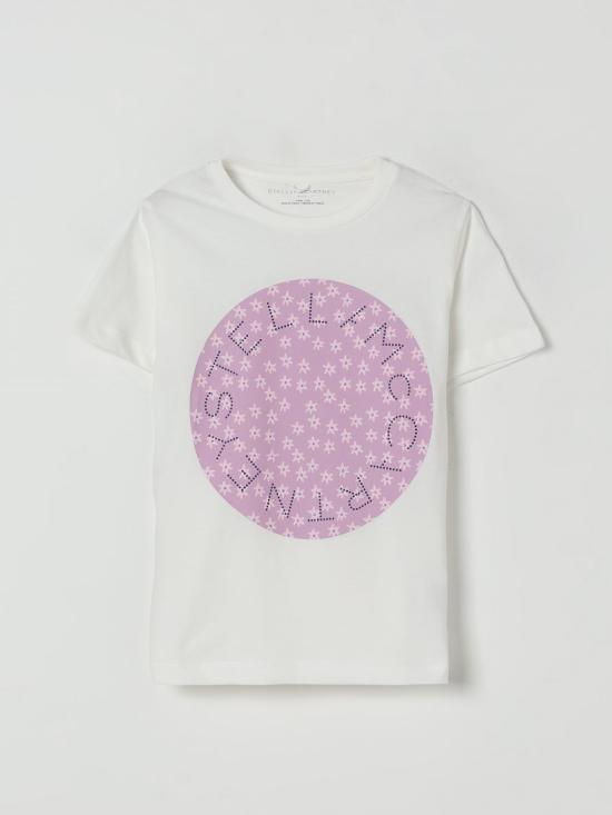 25FW [키즈] 스텔라 맥카트니 티셔츠 TX8B21Z0434 101 Ivory