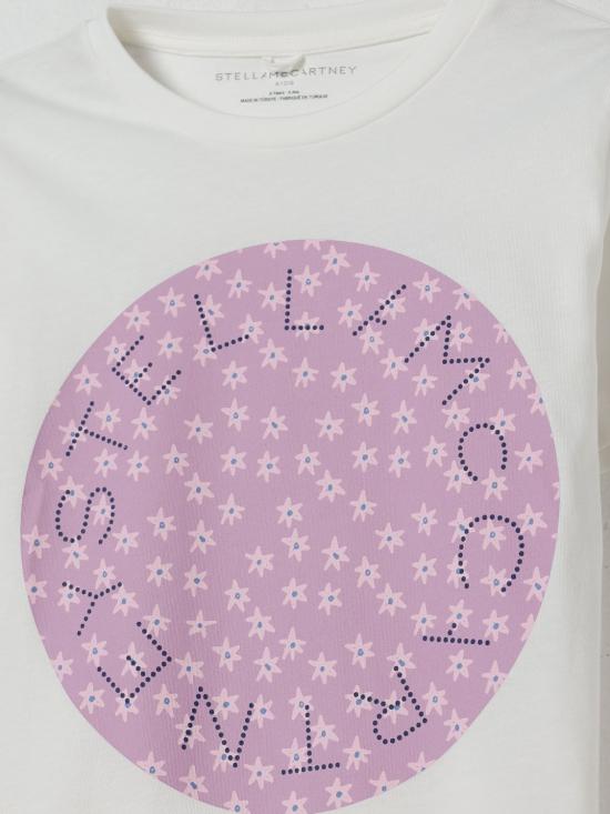 25FW [키즈] 스텔라 맥카트니 티셔츠 TX8B21Z0434 101 Ivory - STELLA MCCARTNEY