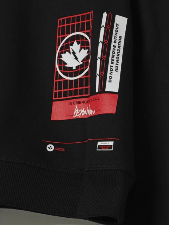 25FW [키즈] 디스퀘어드2 풀오버 DQ3006D0ACC DQ900 Black - DSQUARED2