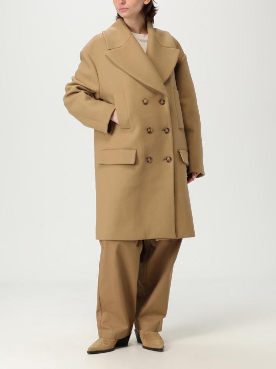 25FW 모스키노 팔라초 팬츠 03498219 0084 Brown - MOSCHINO