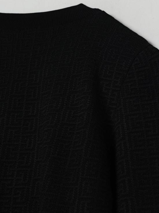 25FW [키즈] 발망 풀오버 BX9A20X0121 930 Black - BALMAIN