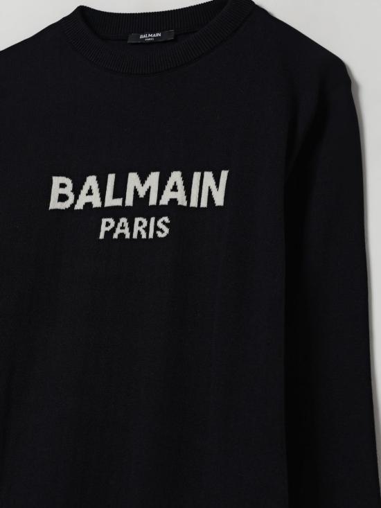 25FW [키즈] 발망 풀오버 BX9P00Z2312 930AV Black - BALMAIN