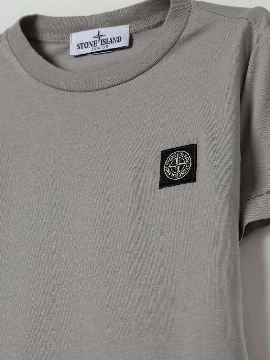 25FW [키즈] 스톤 아일랜드 티셔츠 2100002S0047 V0064 Grey - STONE ISLAND