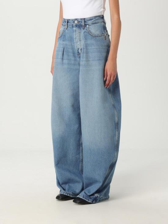 26SS 자크뮈스 더 오발로 드 님 데님 팬츠 PAW00609AD00038 33C Blue - JACQUEMUS