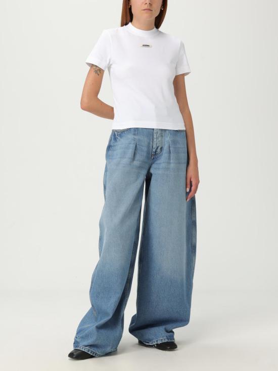26SS 자크뮈스 더 오발로 드 님 데님 팬츠 PAW00609AD00038 33C Blue - JACQUEMUS