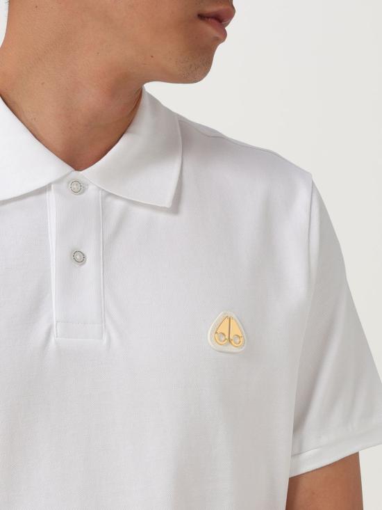 25FW 무스너클 폴로 티셔츠 M34MT712G 160 White - MOOSE KNUCKLES