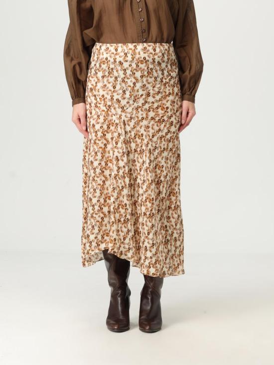 25FW 이자벨마랑 롱 스커트 JU0080FAC3J10I 100E Yellow