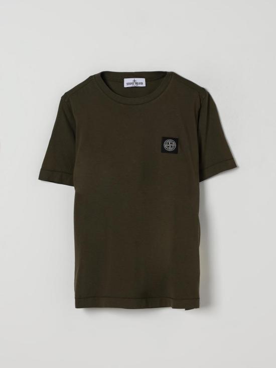 25FW [키즈] 스톤 아일랜드 티셔츠 2100002S0047 V0054 Green
