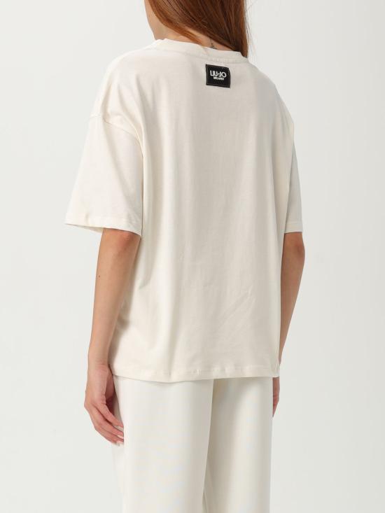 25FW 리우조 반팔 티셔츠 TA5186JS923 10105 White - LIU JO