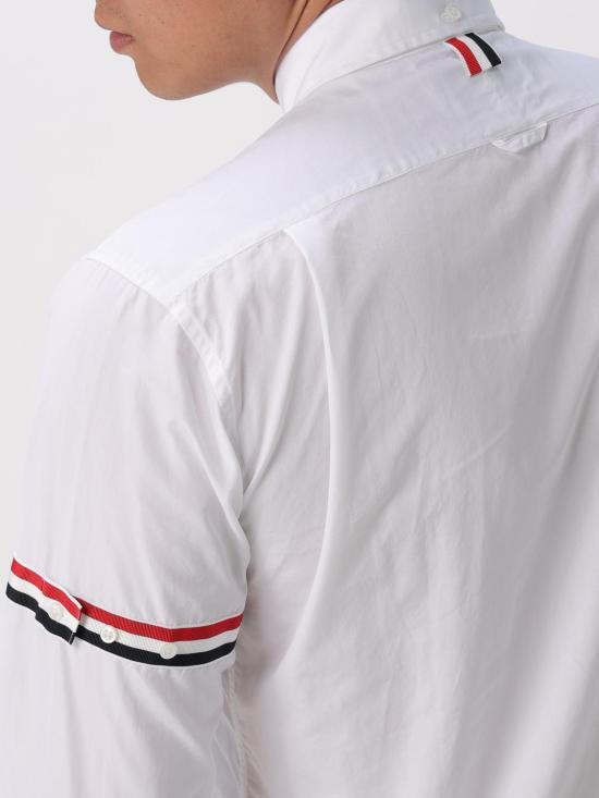 25FW 톰브라운 긴팔 셔츠 MWL150E03113 100 White - THOM BROWNE