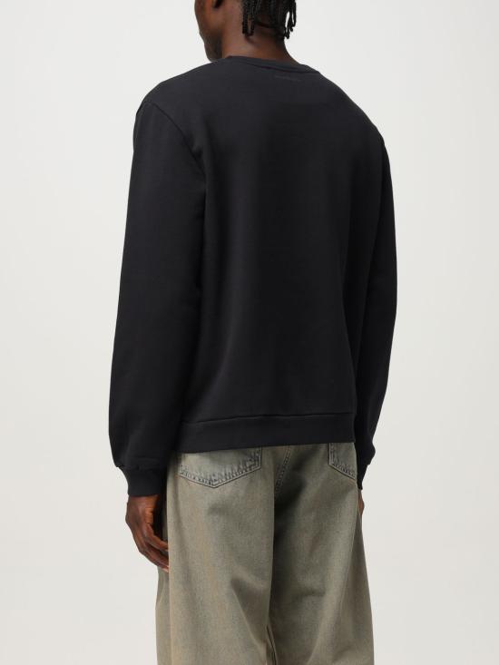 25FW 아크네 스튜디오 크루넥 플리스 스웨터 CI0187U 900 Black - ACNE STUDIOS
