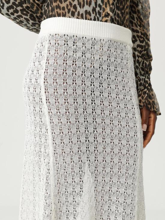 25FW 가니 롱 스커트 K2546 135 White - GANNI